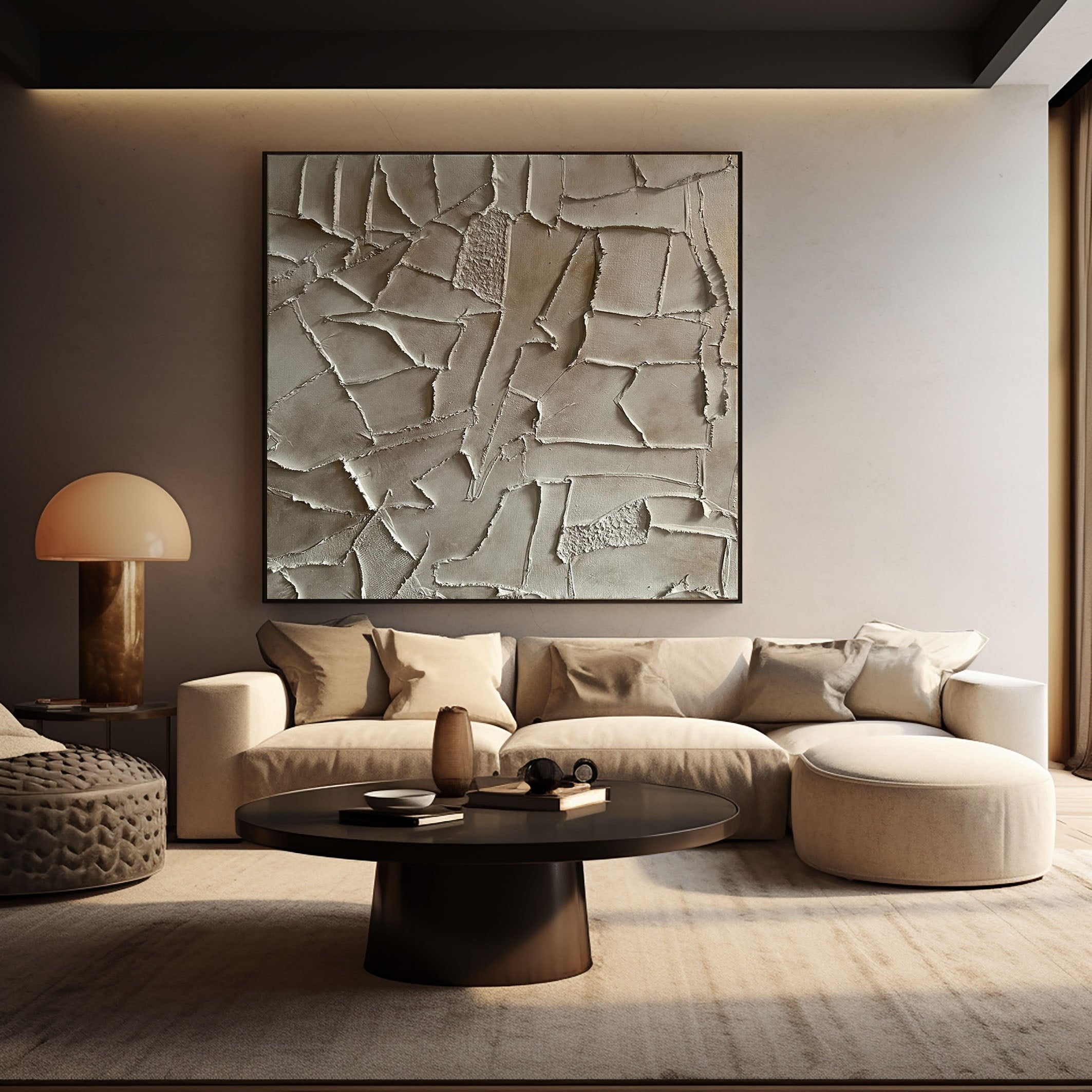 Wabi - Sabi 3D Textured Abstract Wall Art GS0007 - Viral Wall Art